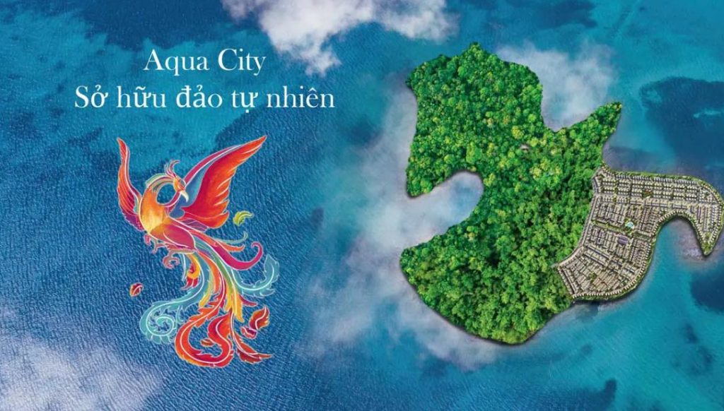 Đảo Phượng Hoàng - Phân khu thuộc siêu dự án Aqua City